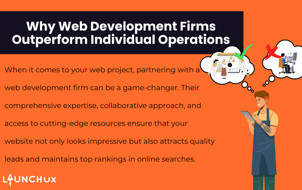 Elevate Your Web Project: Why a Web Development Firm can Outperform Individual Operations