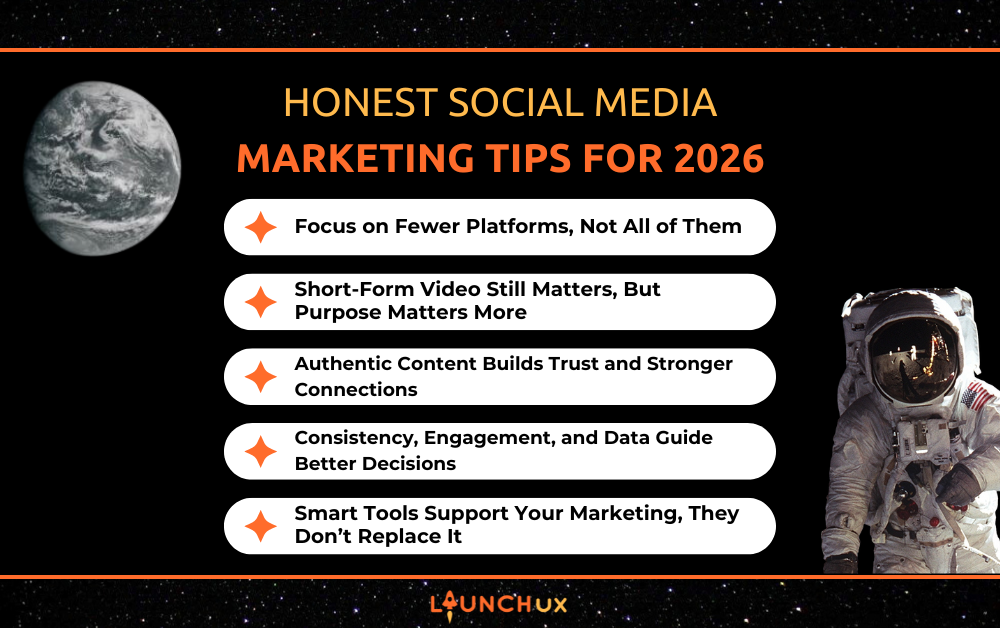 Honest Social Media Marketing Tips for 2026 - LaunchUX